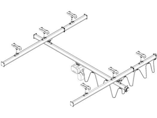 MANUAL LIGHT OVERHEAD CRANE - JV-ZK